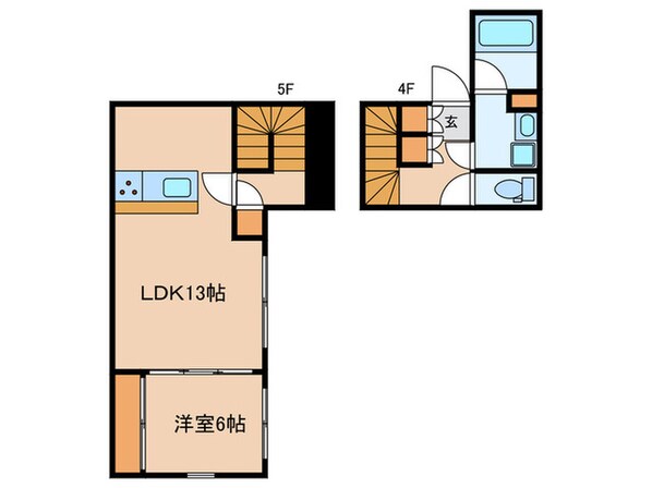 Reve　Residence　早稲田の物件間取画像